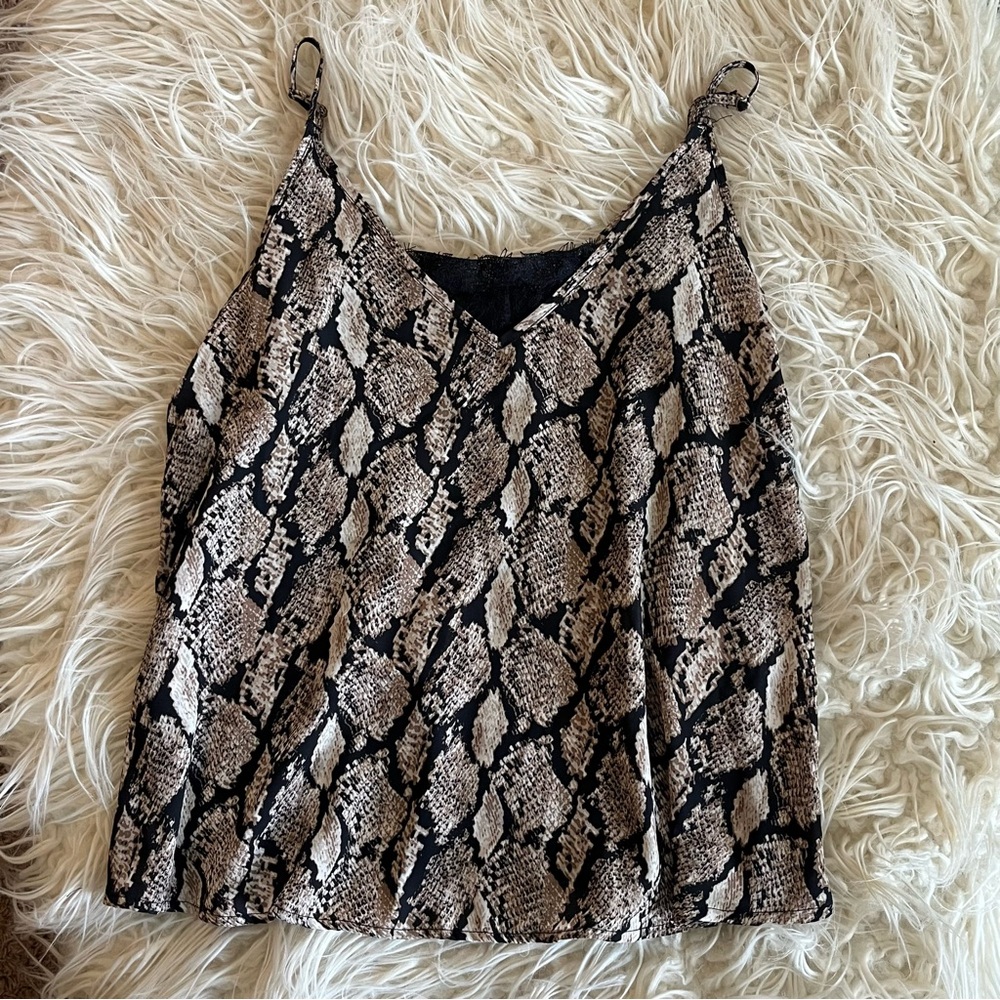 Snake Print Women's Top